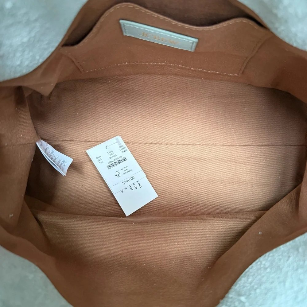 J. Crew Berkeley Suede Shoulder and Crossbody Bag - NEW - Picture 10 of 16